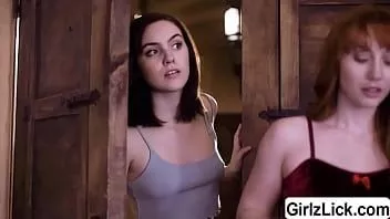Play Lesbian teen threesome with milf stepmom
